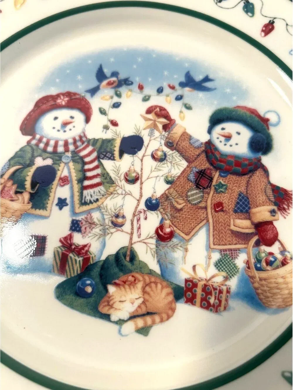 Longaberger Flurry Snowball Christmas 1999 Snowman 9